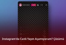 Instagram'da Canlı Yayın Açamıyorum? Çözümü Instagram'da Canlı Yayın Açamıyorum